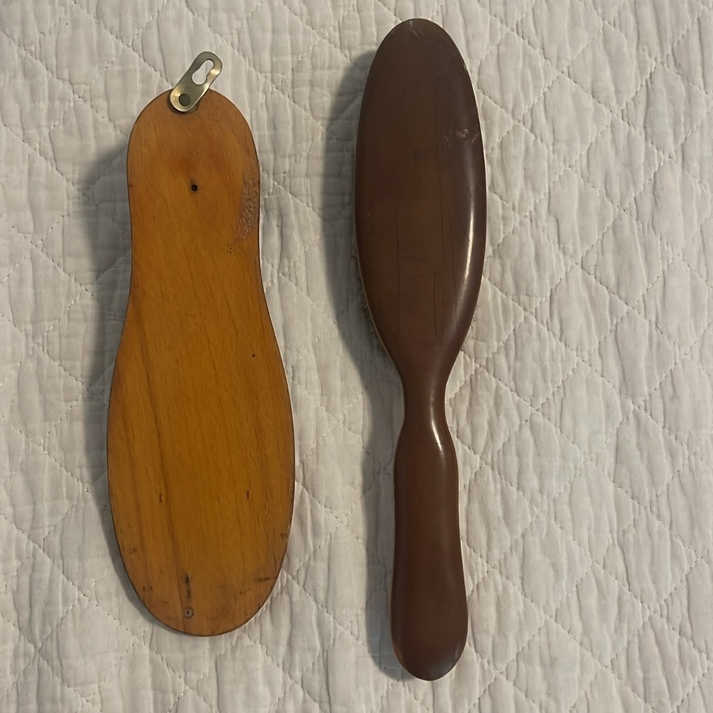 Hair Brush Made In Germany Expressly, Pure Bristle , 8 inches with wall hanger - Picture 3 of 4